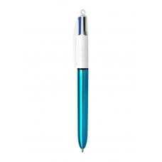 Кулькова ручка bic 4 colours shine blue 1 мм (1шт)