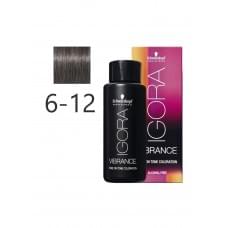 Фарба для волосся Schwarzkopf Igora Vibrance безаміачна 6-12 Темний русявий сандре попелястий 60 мл