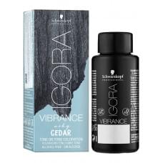 Безаміачна фарба для волосся Schwarzkopf Prof. Igora Vibrance Ashy Cedar 7-21 Середній русявий попелястий сандре 60 мл