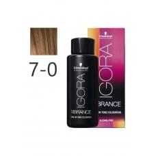 Фарба для волосся Schwarzkopf Igora Vibrance 7-0 Екстра Русявий натуральний 60 мл