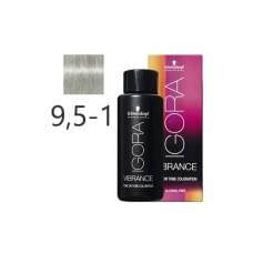 Крем-фарба для волосся Schwarzkopf IGORA VIBRANCE без аміаку 9,5-1 Платиновий блондин сандре 60 мл