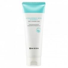 Очищаюча пінка для обличчя Mizon Hyaluronic Sherbet Deep Cleansing Foam з гіалуроновою кислотою 150 мл