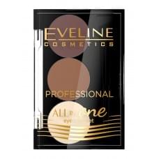 Набір для брів Eveline All in One Professional №02 Світло-коричневий 28.8 г