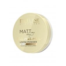 Бронзуюча-розсвітлююча пудра Eveline Matt My Day Loose Powder Banana 6 г