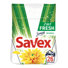 Пральний порошок Savex 2in1 Fresh Автомат 4 кг