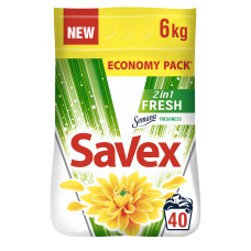 Пральний порошок Savex 2in1 Fresh 6 кг