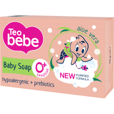 Мило дитяче Teo Bebe Aloe Vera&Vitamin E 75г