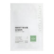 Тканинна маска Village 11 Factory Active Clean Sheet Mask Lemon з лимоном 23 г