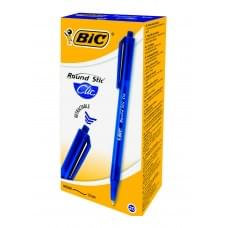 Набір кулькових ручок BIC Round Stic Clic Синій 0.4 мм 20 шт
