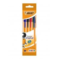 Набір кулькових ручок BIC Orange Різнокольоровий 4 шт