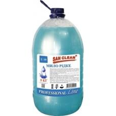 Рідке мило San Clean Prof Синє 5 л