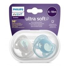 Пустушка ультрам'яка Philips Avent Ultra Soft 6-18 міс 2 шт