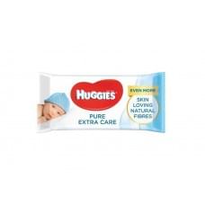 Дитячі вологі серветки Huggies Pure Extra Care 56 шт