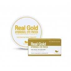 Гідрогелеві патчі для зони навколо очей Prreti Real gold Hydrogel eye Patch із золотом 60 шт