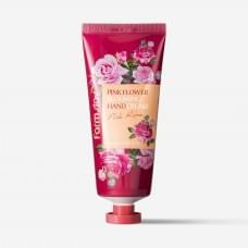 Крем для рук FarmStay Pink Flower Blooming Hand Cream Pink Rose з екстрактом троянди 100 мл