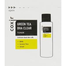 Пінка для вмивання Coxir Green Tea pH Clear Foam Cleanser 30 мл(пробник)