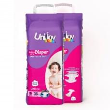 Підгузки UNIJOY Soft 36 шт М 6-9 кг