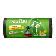 Пакети для сміття ТМ Frau Tau 35 л 50 шт. HDPE
