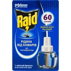 Рідина від комарів для електрофумігаторів Raid 60 ночей 