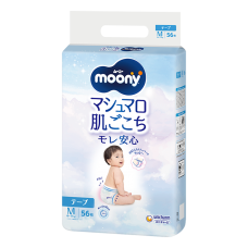 Підгузки дитячі Moony Unicharm Розмір M 6-11 кг, 56 шт