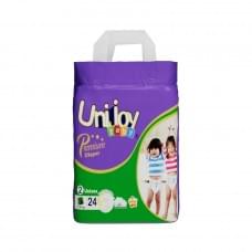 Підгузки UNIJOY Premium 24 шт S 3-6 кг