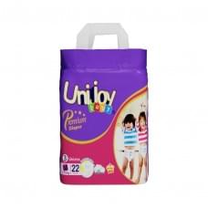Підгузки UNIJOY Premium 22 шт М 6-9 кг
