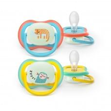 Пустушка PHILIPS Avent SCF376/32 Ultra Air Нічна, 18+ міс