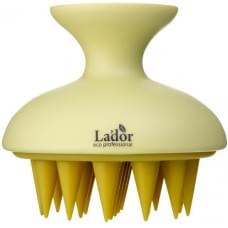 Масажна щітка для шкіри голови La'dor Scalp Massager Shampoo Brush Brown 70х70х70 мм Масажна щітка для шкіри голови La'dor Scalp Massager Shampoo Brush Brown 70х70х70 мм