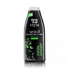 Шампунь-гель для душу Keff Cool Sport 3 в 1 для душу, волосся та обличчя чоловічий 700 мл