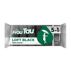 Губка FRAU TAU Loft Black 5 шт + 1 шт