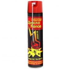 Універсальний інсектицидний засіб ДіхлоForce від усіх видів комах, ос та мух 600 мл
