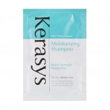 Зволожувальний шампунь для волосся KeraSys Hair Clinic System Moisturizing Shampoo, 8 мл (сашет)