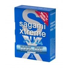Презервативи латексні Sagami Xtreme Feel Fit 3 шт