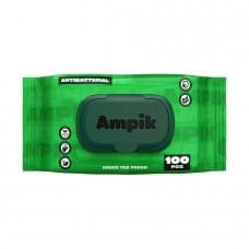 Вологі серветки Ampik Light антибактеріальні 100 шт