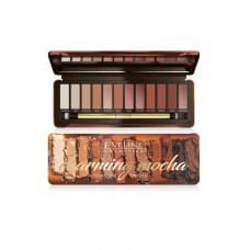 Палетка тіней для повік Eveline Charming Mocha 12 г