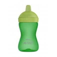 Чашка-Непроливайка philips avent з твердим носиком 18+ міс зелена 300 мл (scf804/03)