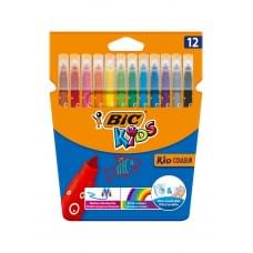 Фломастери BIC Kid Coleour 12 кольорів 12 шт