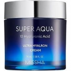 Зволожуючий крем для обличчя Missha Super Aqua Ultra Hyalron Cream 70 мл