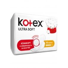 Прокладки коtex ultra soft normal (10 шт)