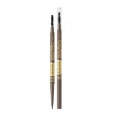 Водостійкий олівець для брів Eveline № 02 soft brown серії micro precise brow pencil