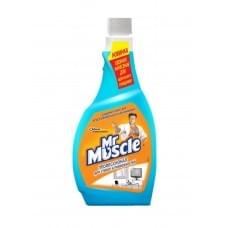 Засіб для миття скла та інших поверхонь Mr Muscle Професіонал зі спиртом запасний блок 500 мл