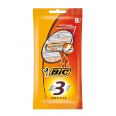 Набір бритв без змінних картриджів bic sensitive 3 (8 шт)