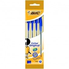 Набір кулькових ручок BIC Cristal Синій 4 шт