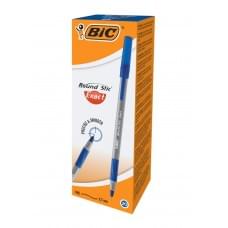 Набір кулькових ручок 20 шт BIC Round Stic Exact Синій