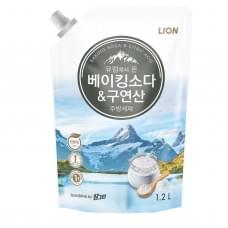 Засіб для миття посуду Lion Chamgreen Baking Soda & Citric Acid 1.2 л