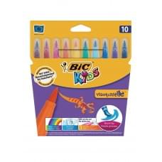 Фломастери bic visaquarelle 10 кольорів (10 шт)