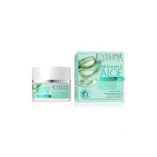 Зволожуюче-матуючий гель для обличчя Eveline Organic Aloe + Collagen, 50 мл