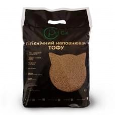 Наповнювач для котячого туалету Тофу Pet Cat з ароматом Кава 6 л/2.5 кг