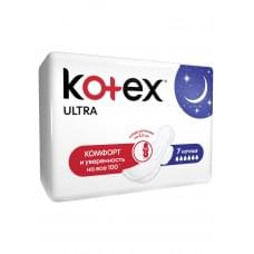 Гігієнічні прокладки коtex ultra night 7 шт