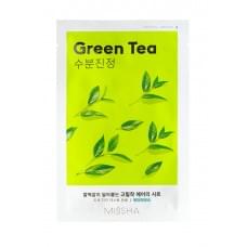 Маска для обличчя з екстрактом зеленого чаю Missha Airy Fit Green Tea 19 г